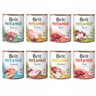 Mokra karma dla psa BRIT Pate & Meat 8 x 800g