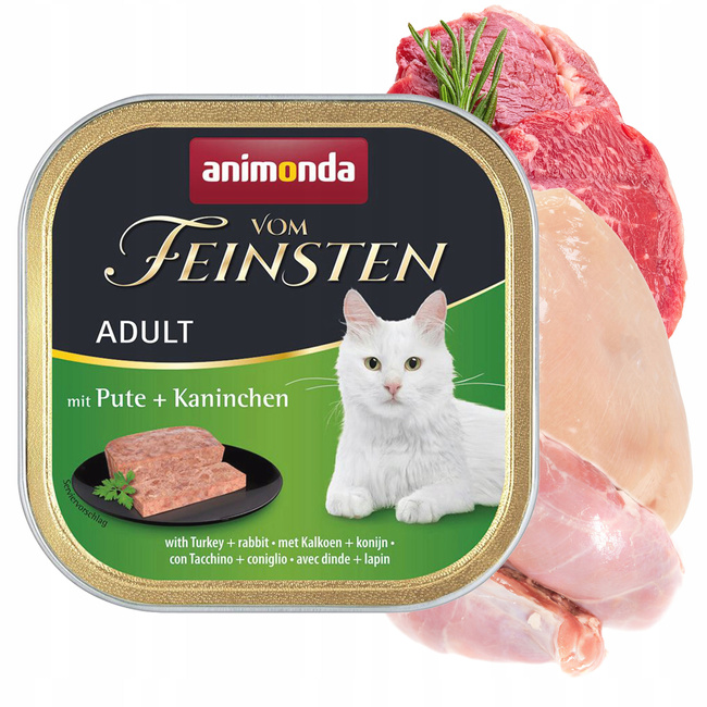 ANIMONDA Vom Feinsten Adult mokra karma dla kota Mix Smaków 18 x 100g