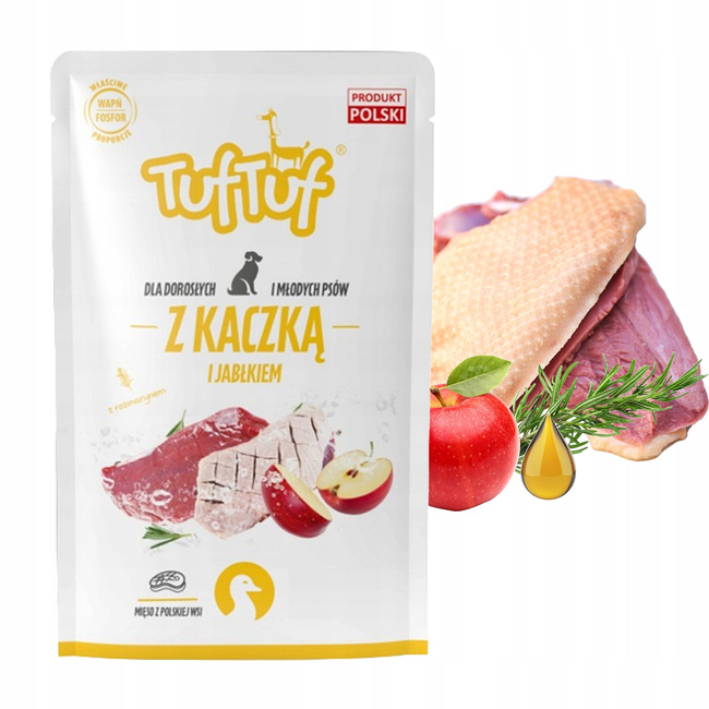 RAFI TUF TUF Karma mokra dla psa Dolina Noteci mix smaków 40 x 500g